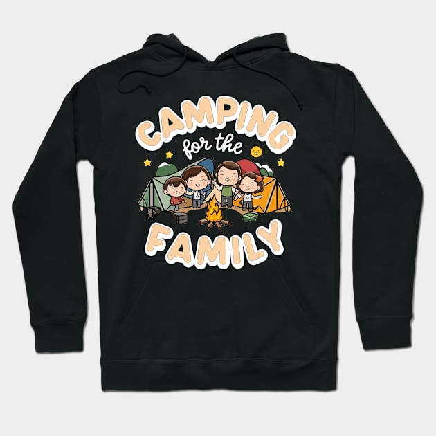 Camping For Family Hoodie by Hunter_c4 "Click here to uncover more designs"